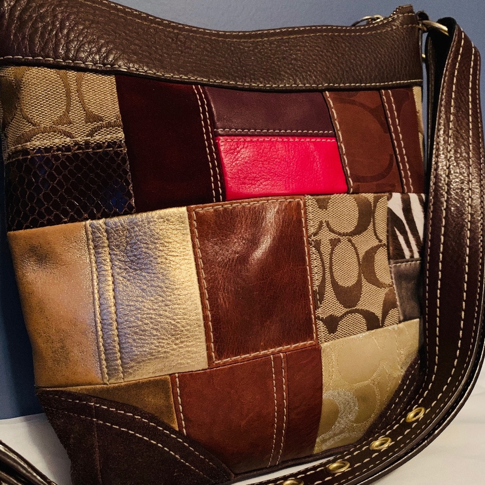 Coach limited edition ‘Holiday’ Patchwork Like NEW